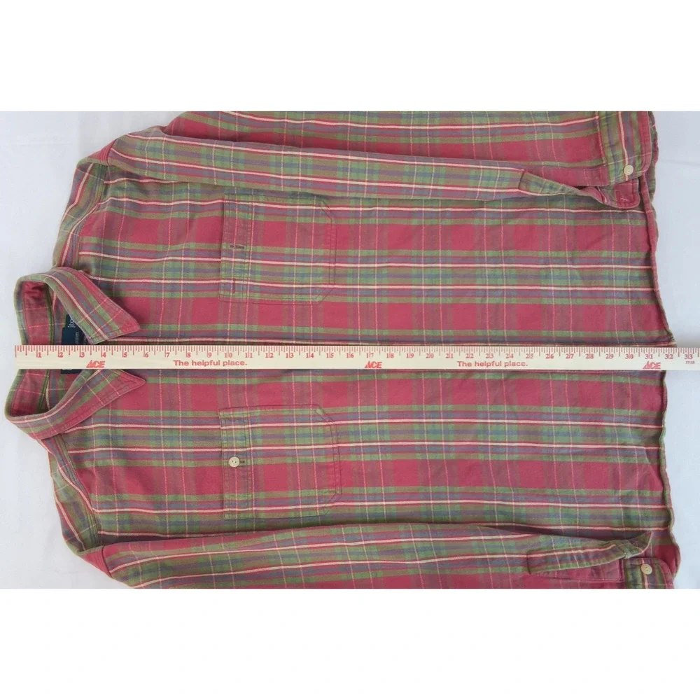 Polo Ralph Lauren Mountain Workshirt Button Up Men's XXL Plaid Multicolor #W5415